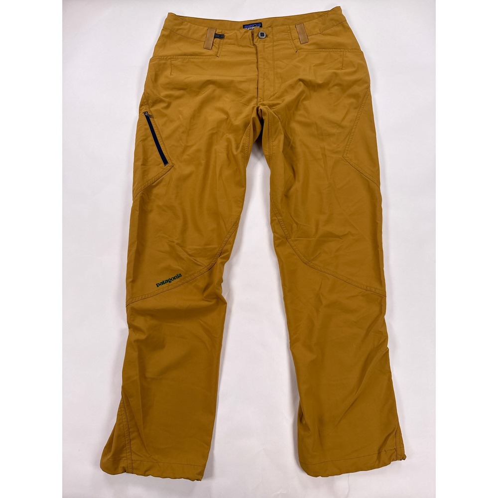 Patagonia Mens RPS Rock Pants 36 Brown Gold 83070 Technical Hiking Climbing